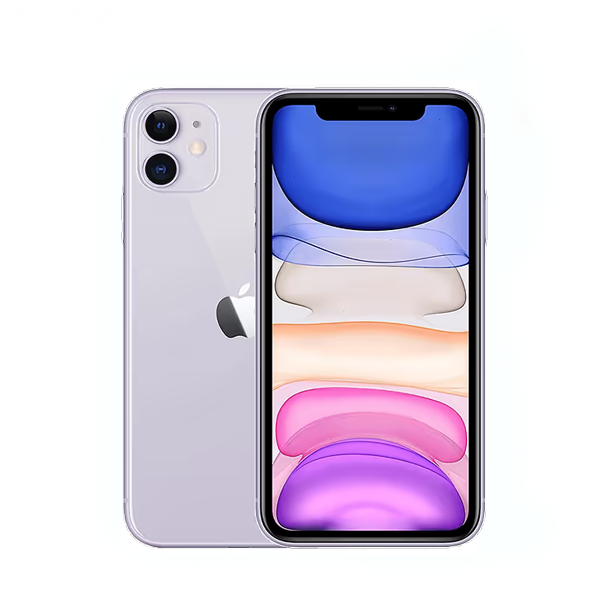 Refurbished Apple iPhone 11 Unlocked Mobile Phone in Purple Colour
