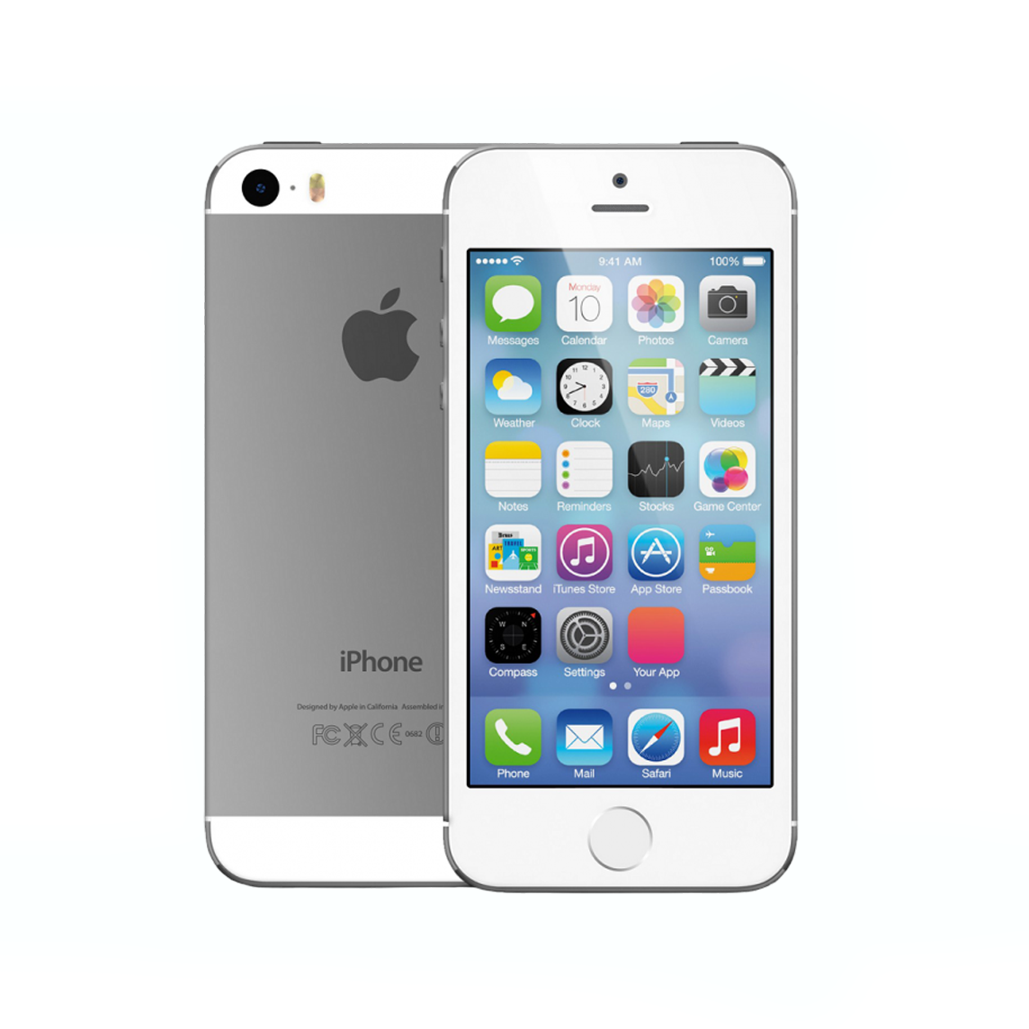Refurbished Apple iPhone 5S Unlocked Mobile Phone in White Grey Colour